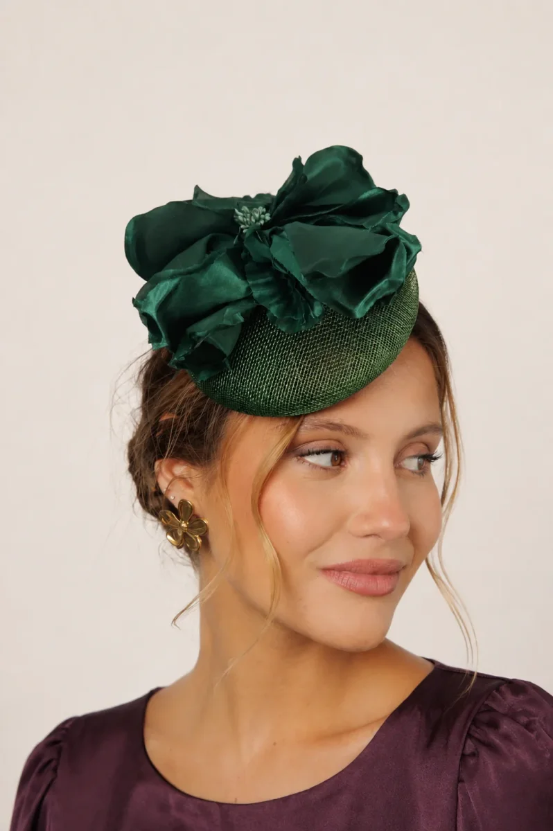 Tocado Agnes verde - Imagen 2