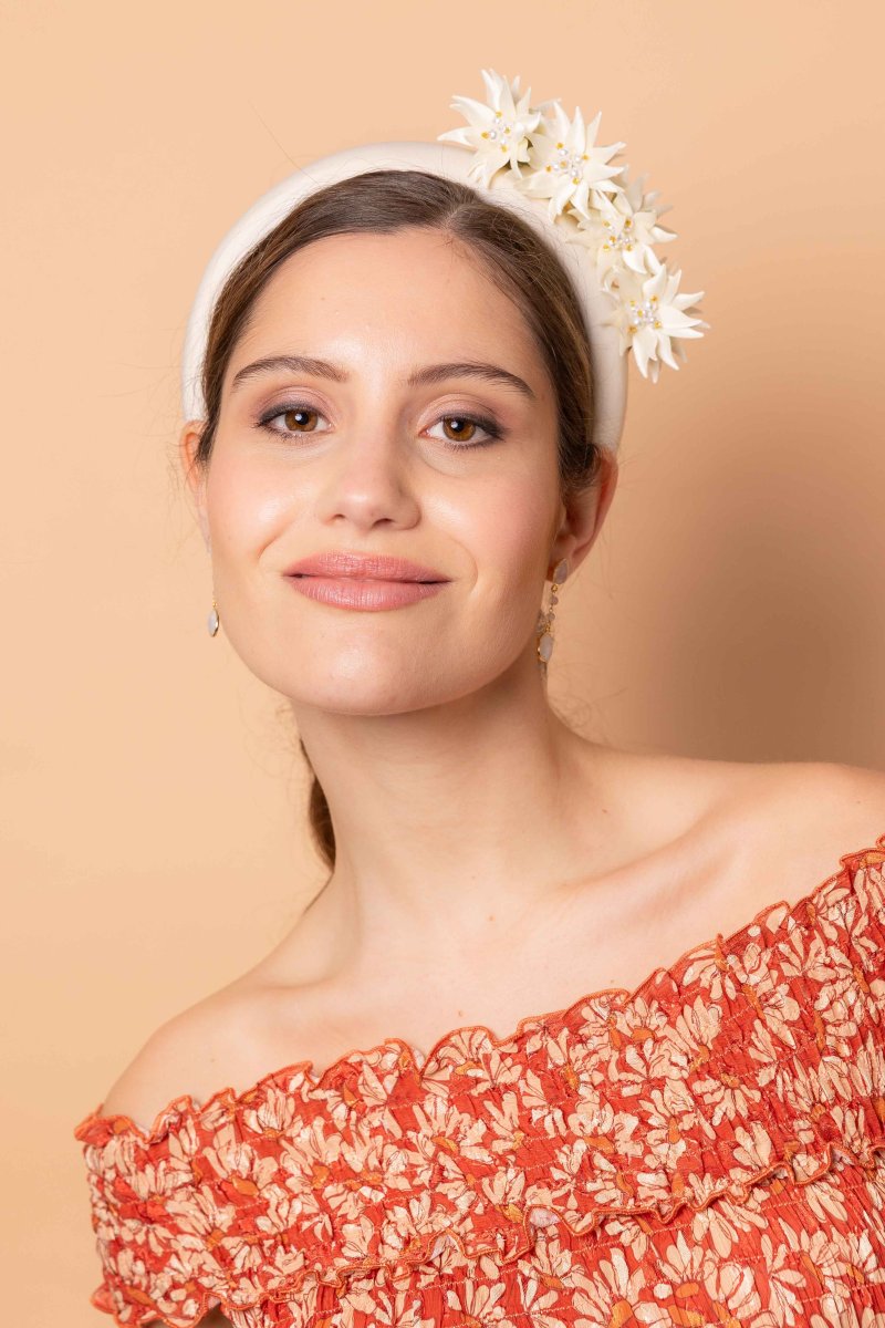 Diadema Constantina blanca - Imagen 2