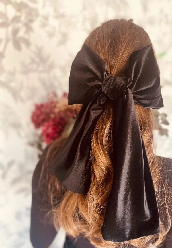 Lazo Ribbon negro terciopelo - Imagen 4