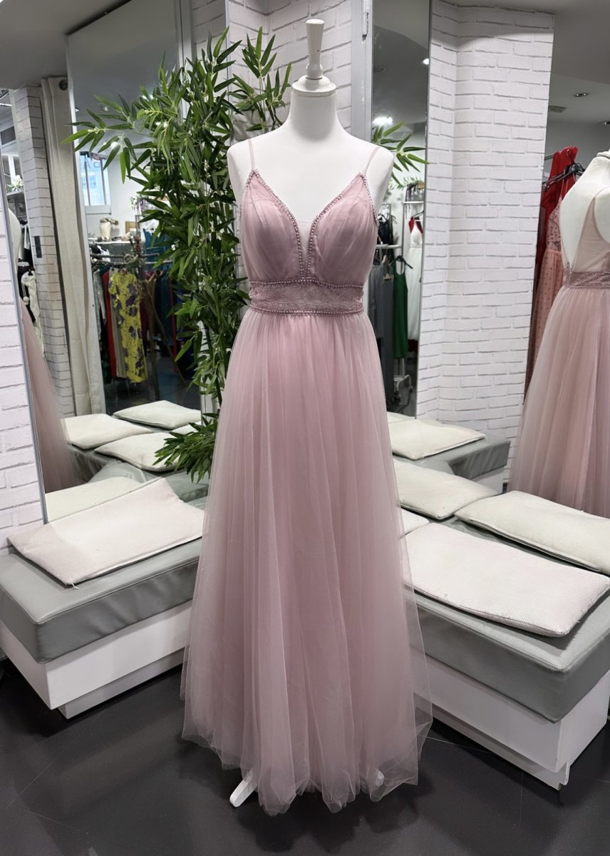 Vestido Tul Encaje Cintura - Imagen 7