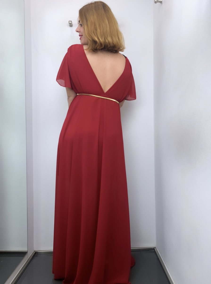 Vestido Bella Manga Corta - Imagen 8