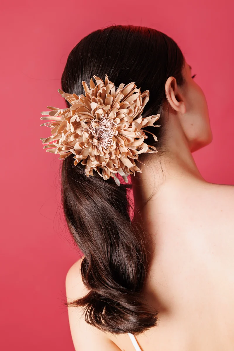 Flor Loto camel - Imagen 3