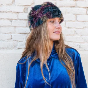 Turbante Loro Azul