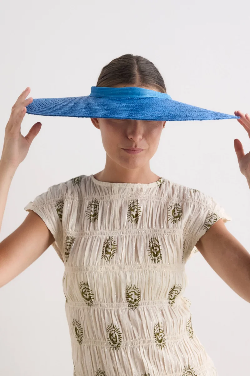 Sombrero Ala azul klein - Imagen 5