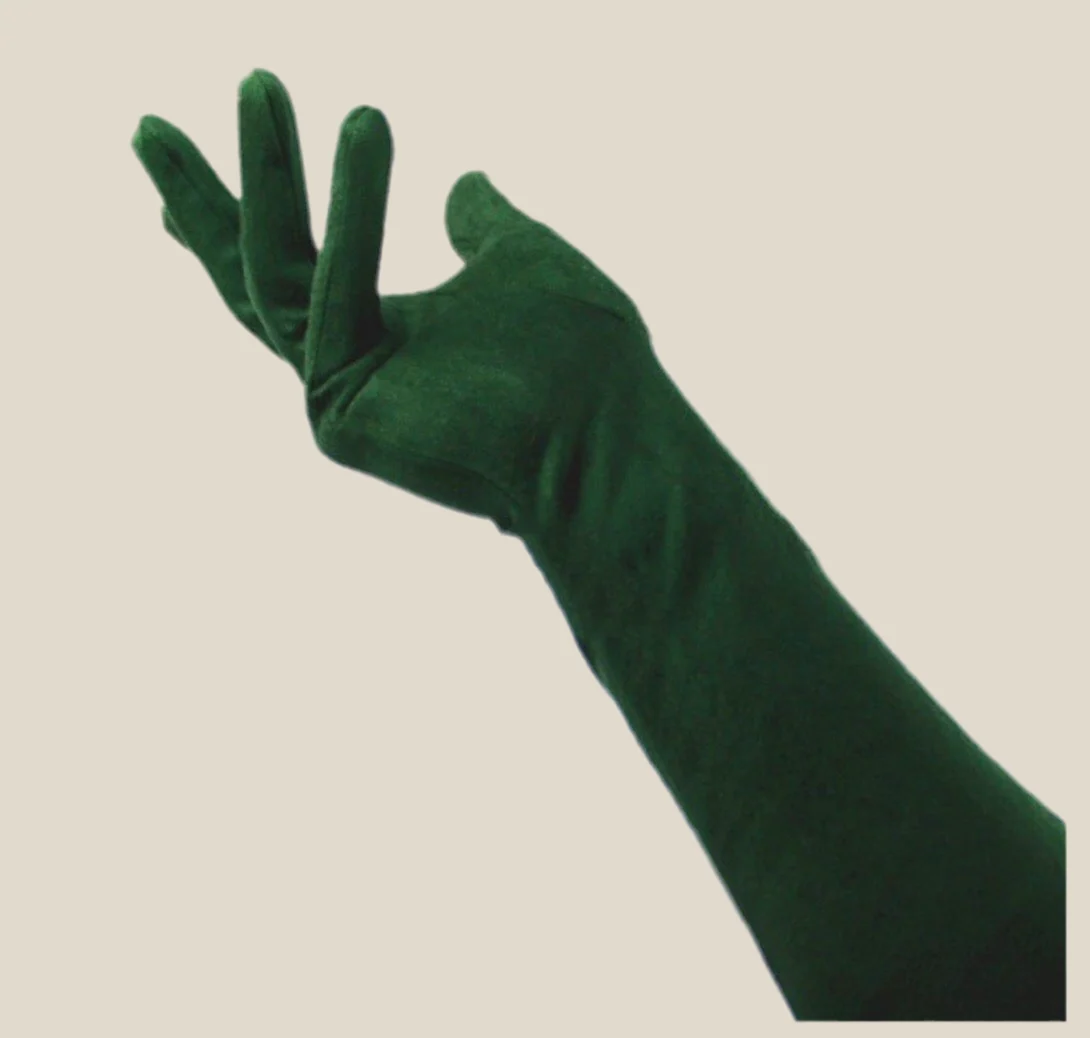 Guantes largos Verde