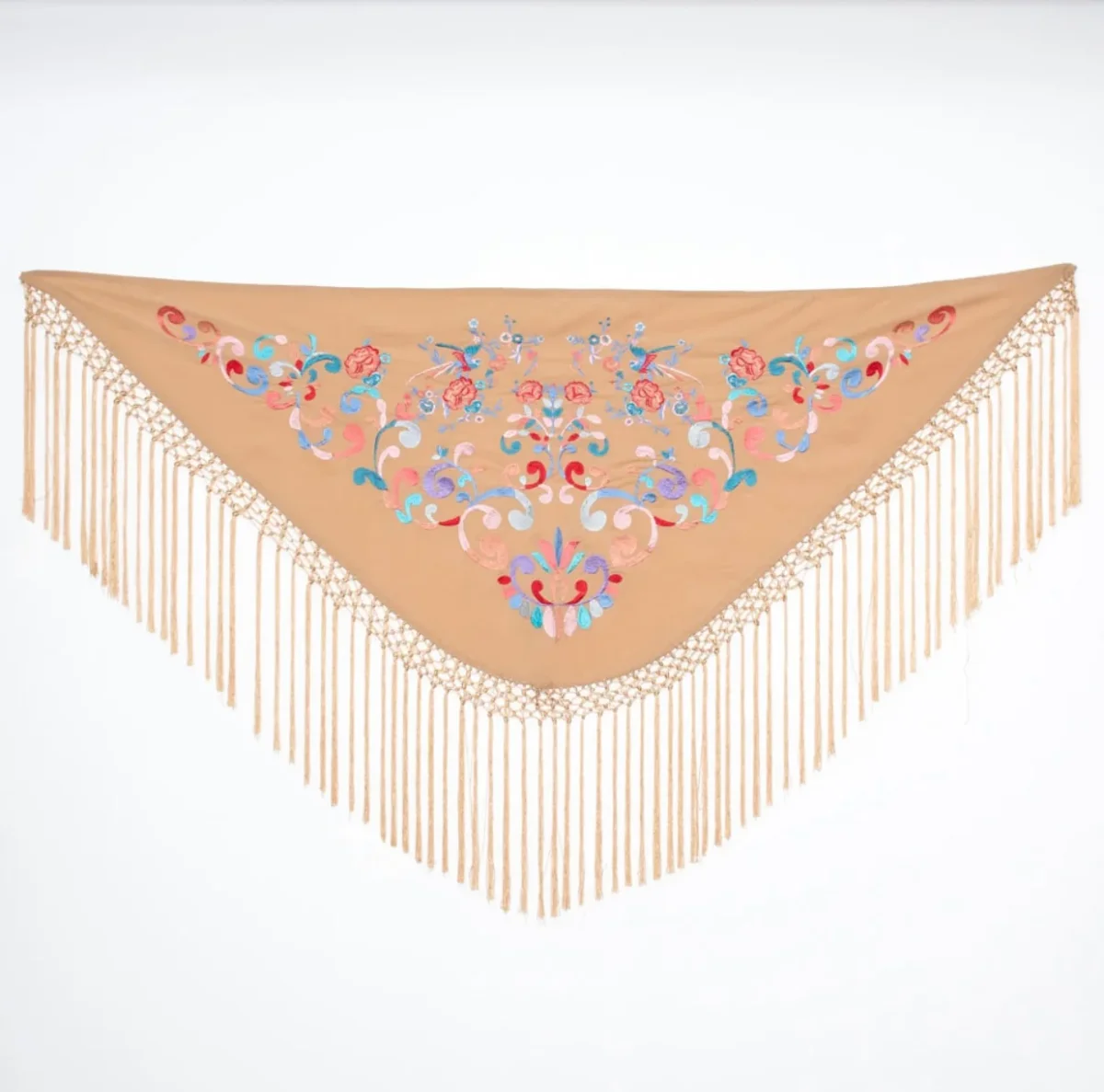 Mantoncillo Bordado Beige - Imagen 4