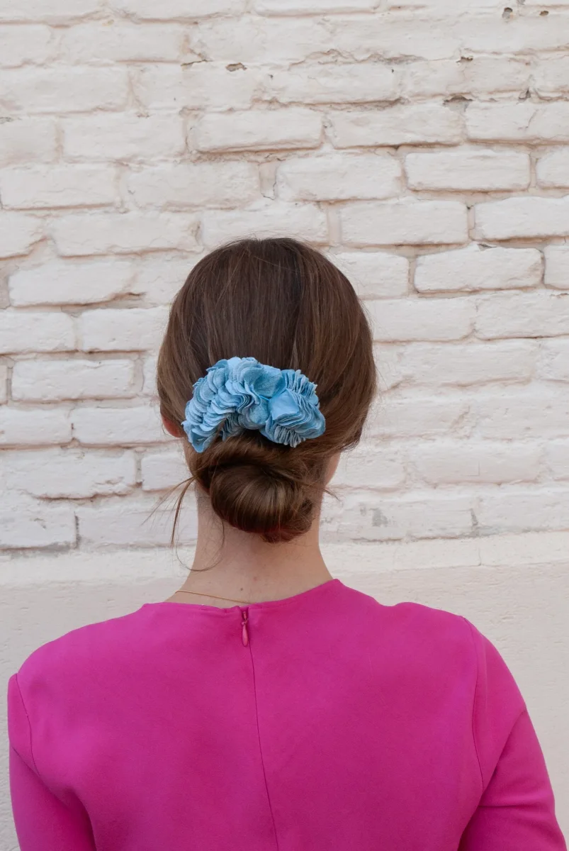 Tocado Hortensias Azul - Imagen 4