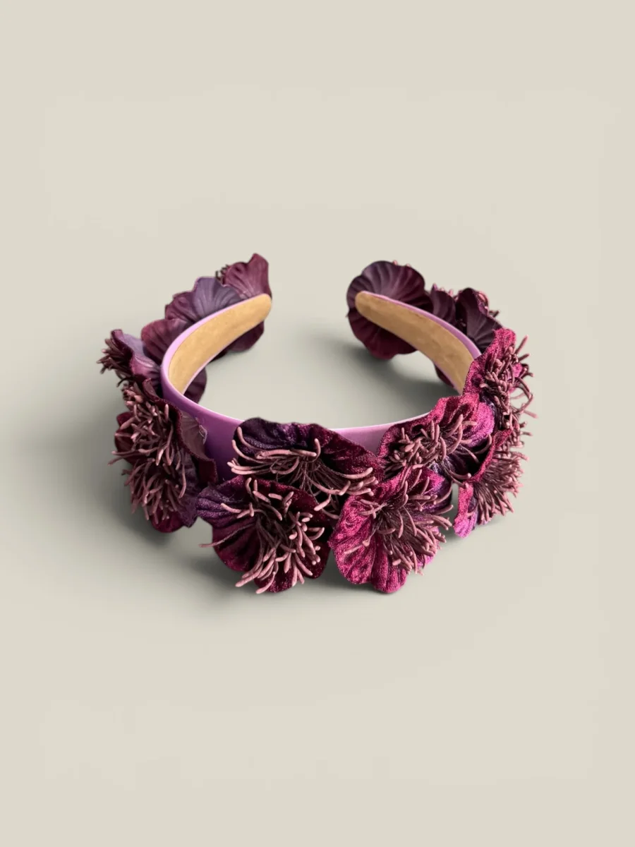 Diadema Dalia berenjena - Imagen 6