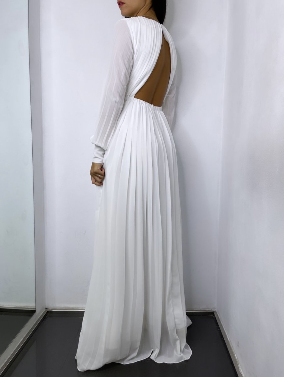 Vestido Tablas Espalda Novia - Imagen 3