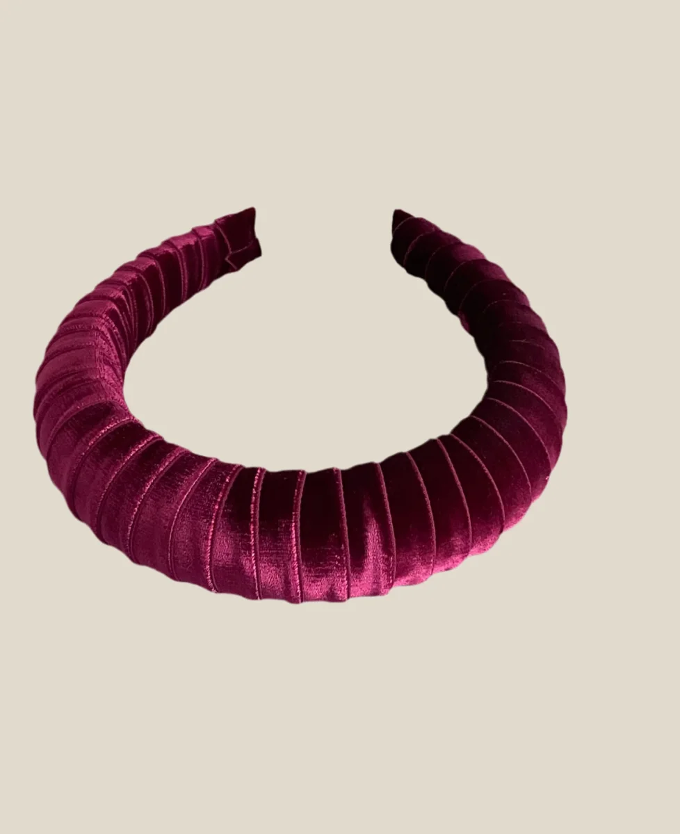Diadema Roca bandage vino - Imagen 2