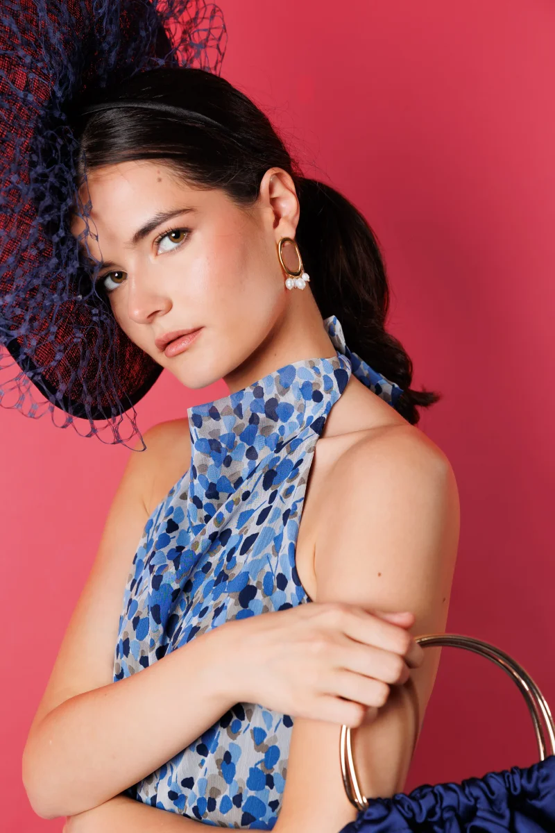 Tocado Manuela marino - Imagen 3