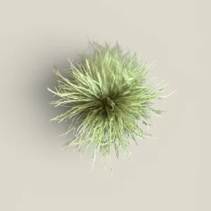 Tocado Pompón verde lima