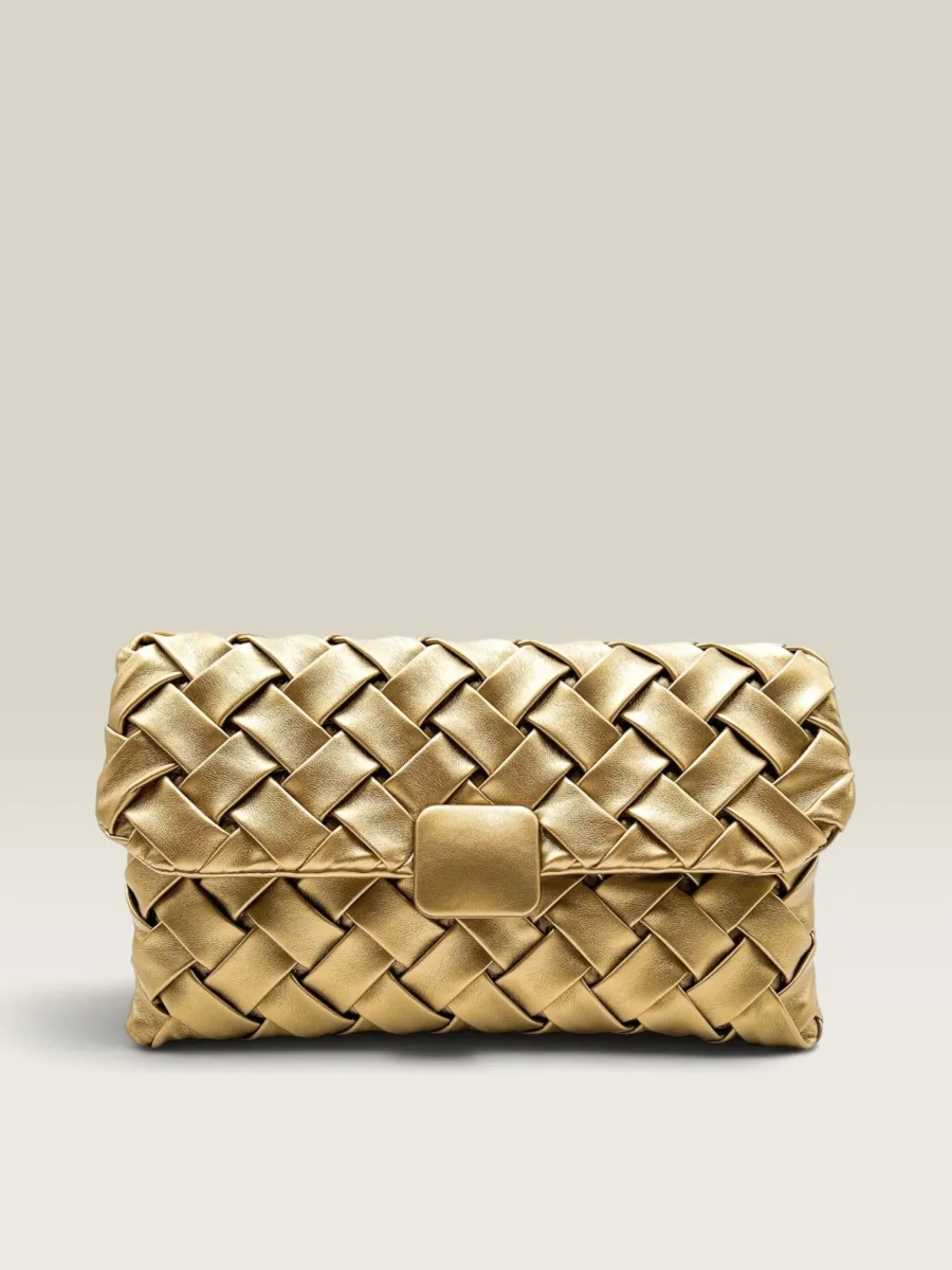 Bolso Benettina dorado - Imagen 2