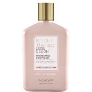 Alfaparf Milano Lisse Design Keratin Therapy Maintenance Conditioner – 250 ml | Acondicionador de Mantenimiento para Cabello Alisado