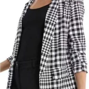 AMERICANA FORRADA CUADROS MUJER