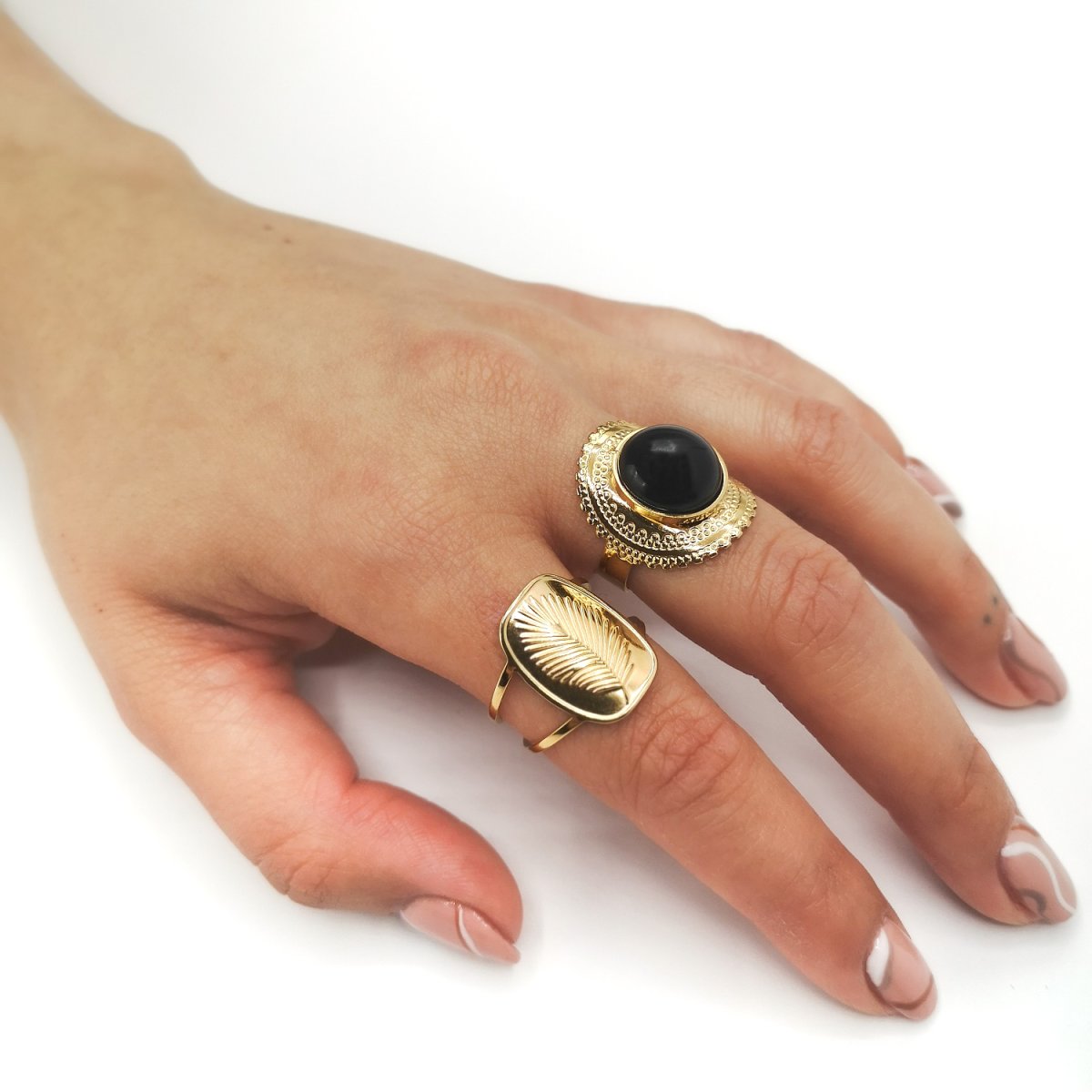 Anillo AITANA Acero Dorado - Imagen 3