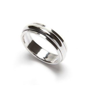Anillo Antiestrés ALMA Plata
