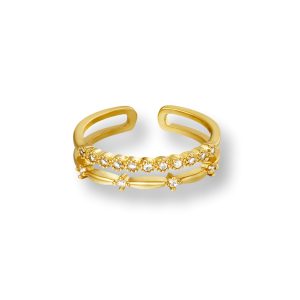 Anillo BELMA Acero Dorado