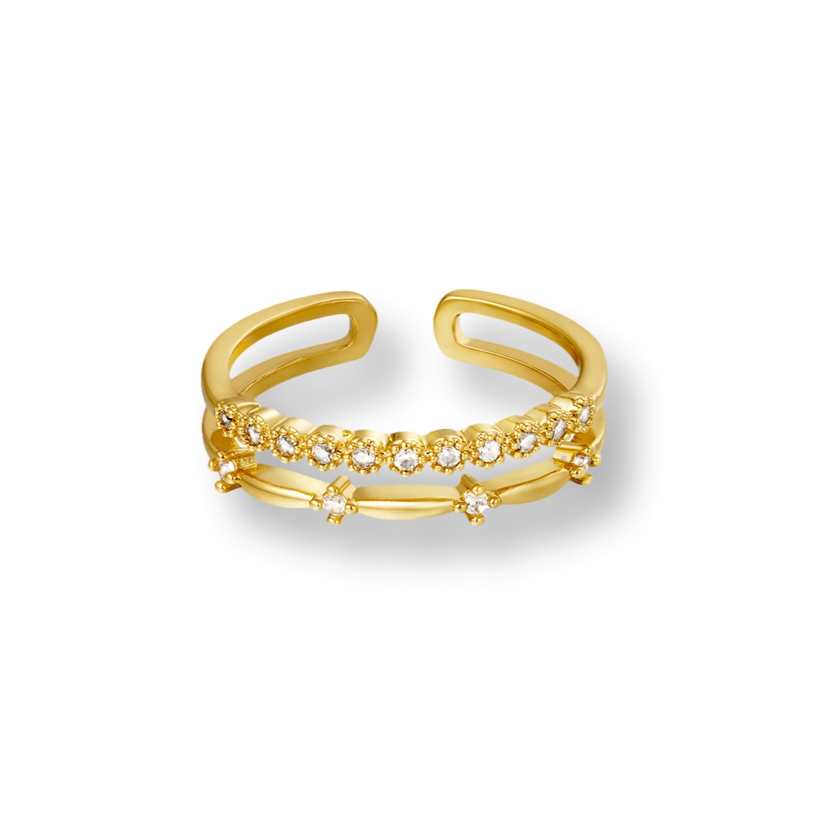 Anillo BELMA Acero Dorado