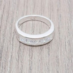 ANILLO CON CIRCONITA BAGUETTE