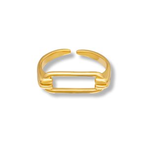Anillo DANAE acero dorado