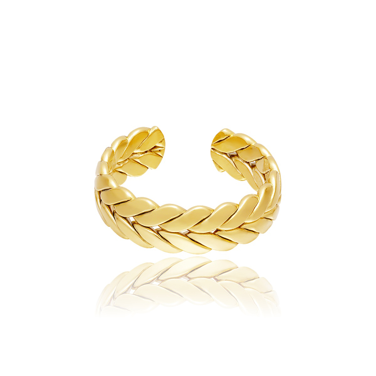 Anillo ESIN Acero Dorado