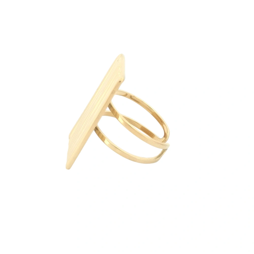 Anillo KAILA Acero Dorado - Imagen 3