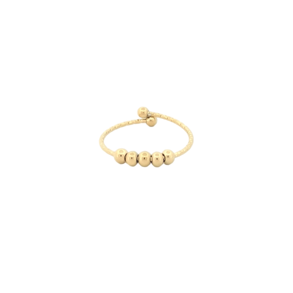 Anillo LEIA Acero Dorado