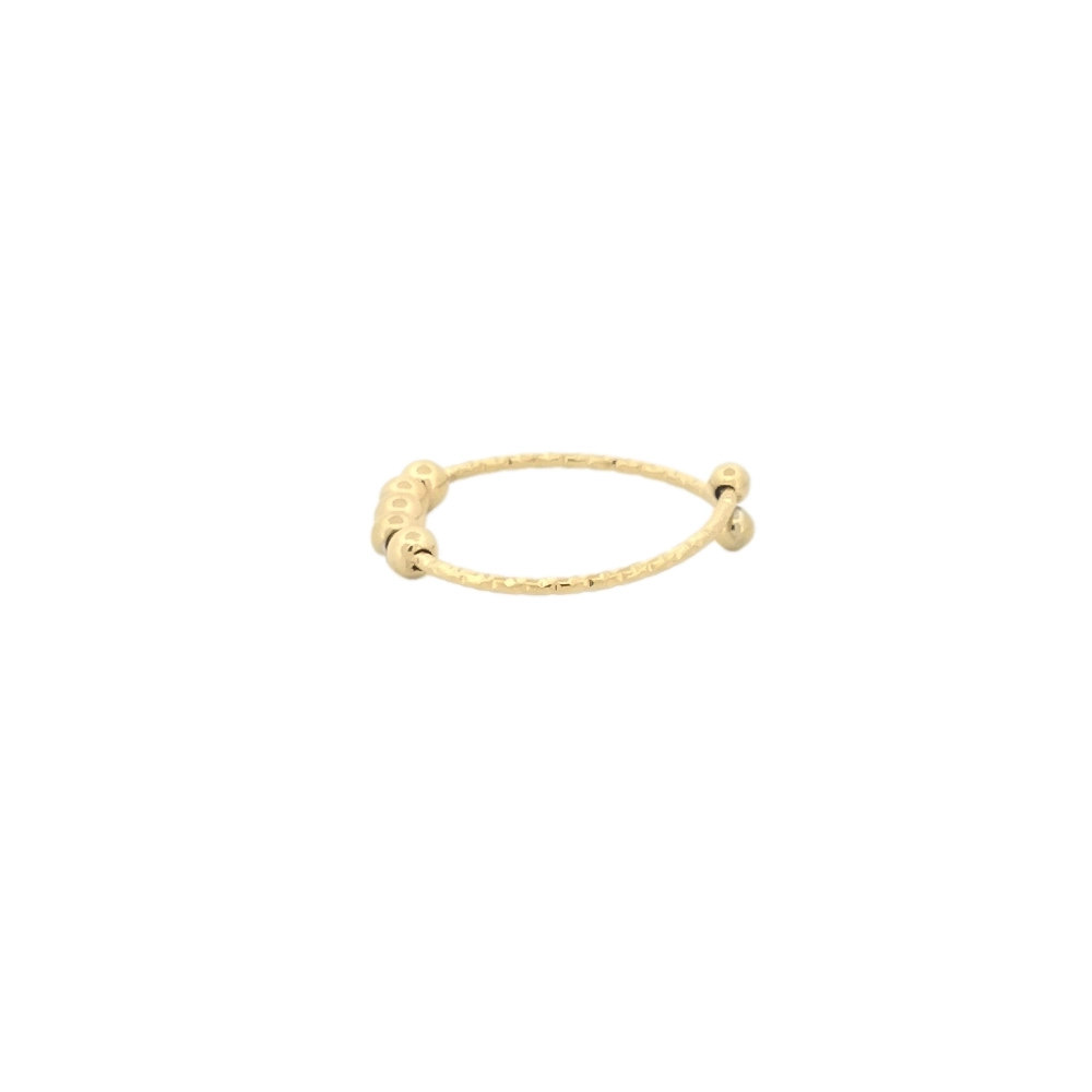 Anillo LEIA Acero Dorado - Imagen 3