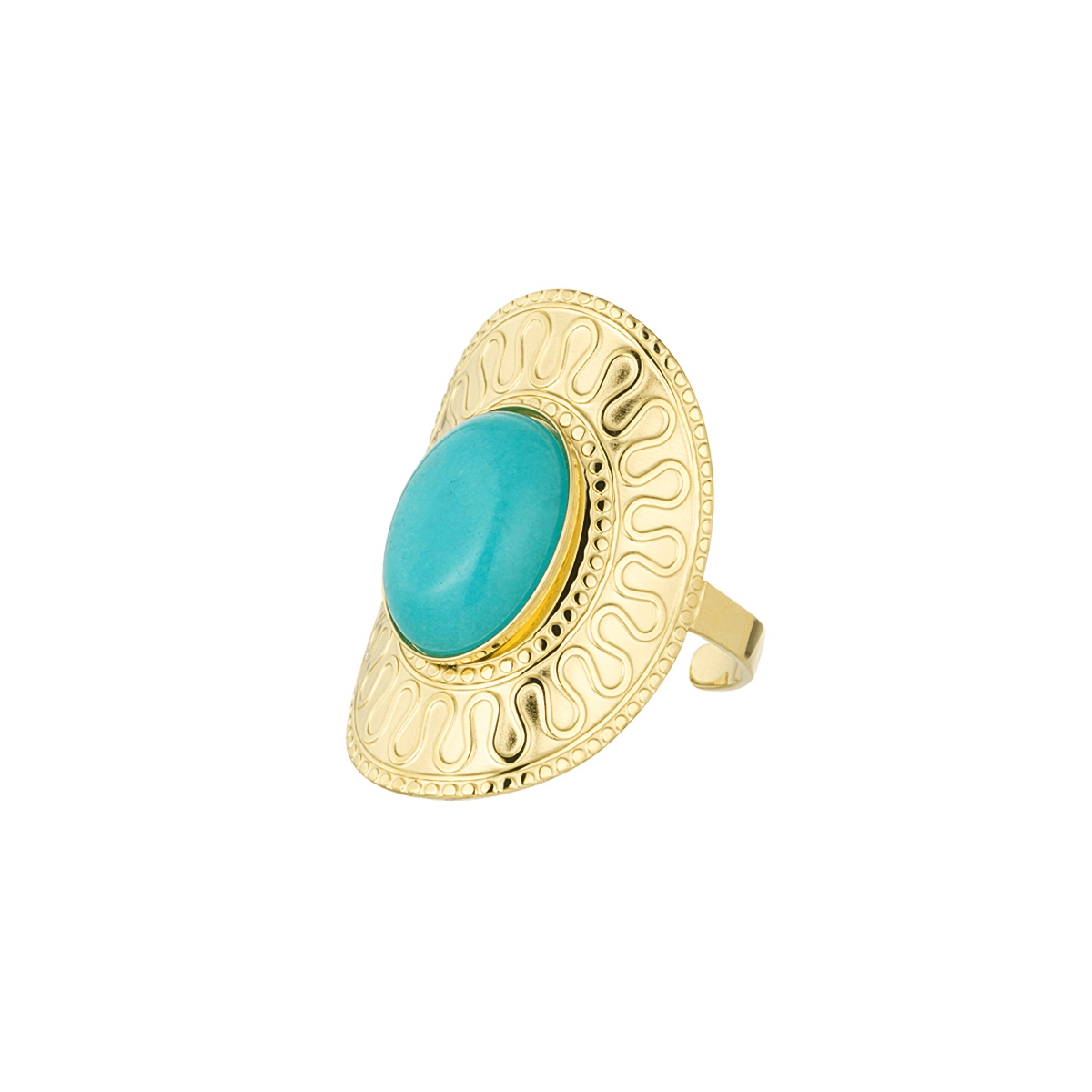 Anillo LOLA Acero Dorado - Imagen 4