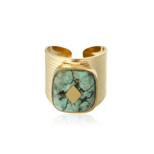 Anillo DALILA Acero Dorado
