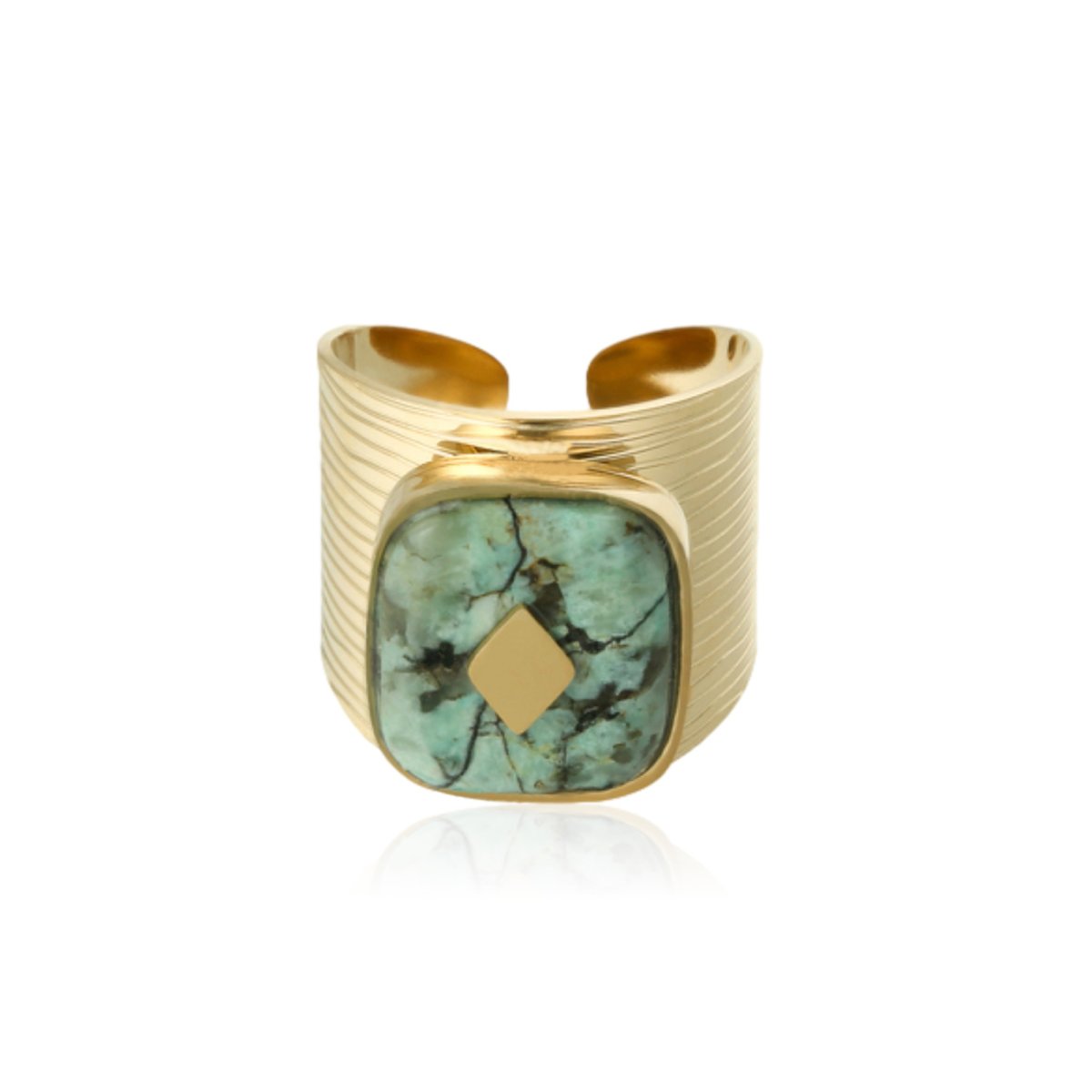Anillo DALILA Acero Dorado