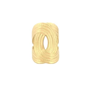 Anillo VERA Acero Dorado