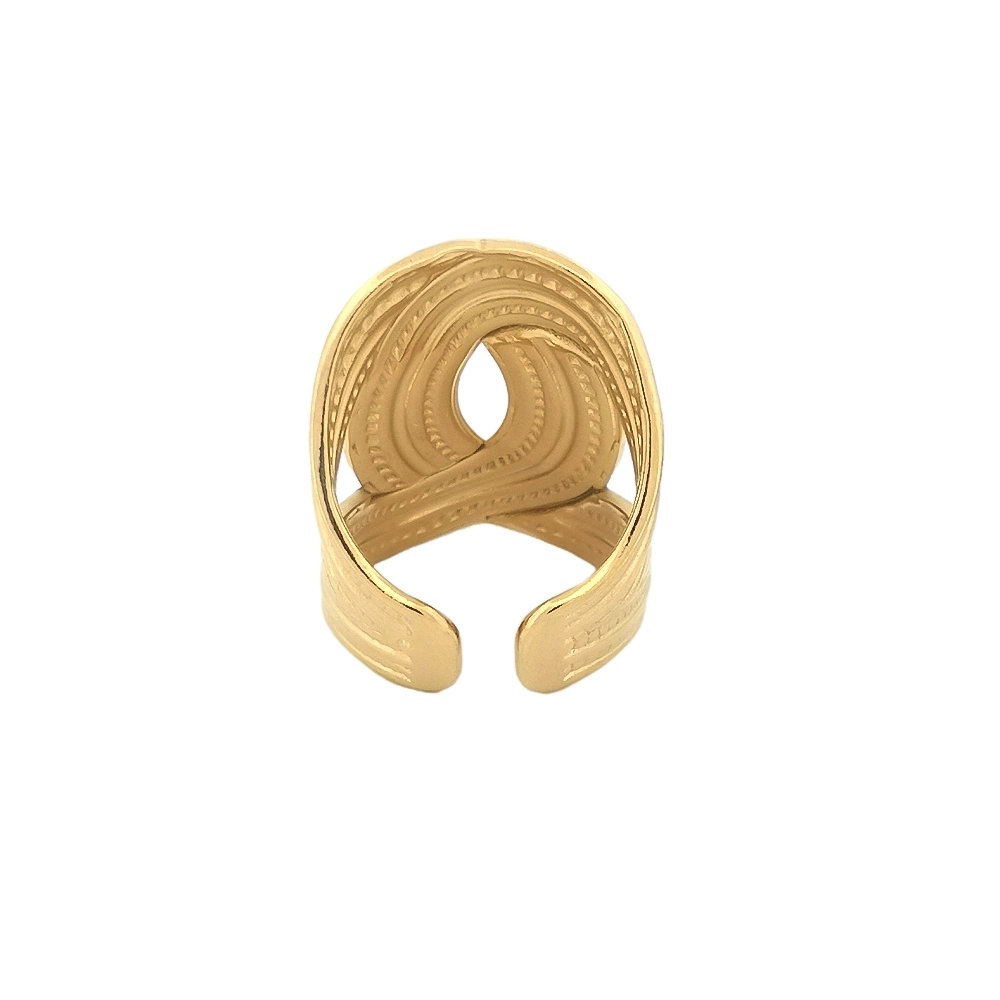 Anillo VERA Acero Dorado - Imagen 4