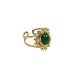 Anillo XARENI Acero Dorado