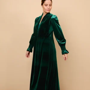 Abrigo de terciopelo Verde