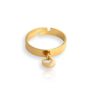 Anillo ADELINE acero dorado