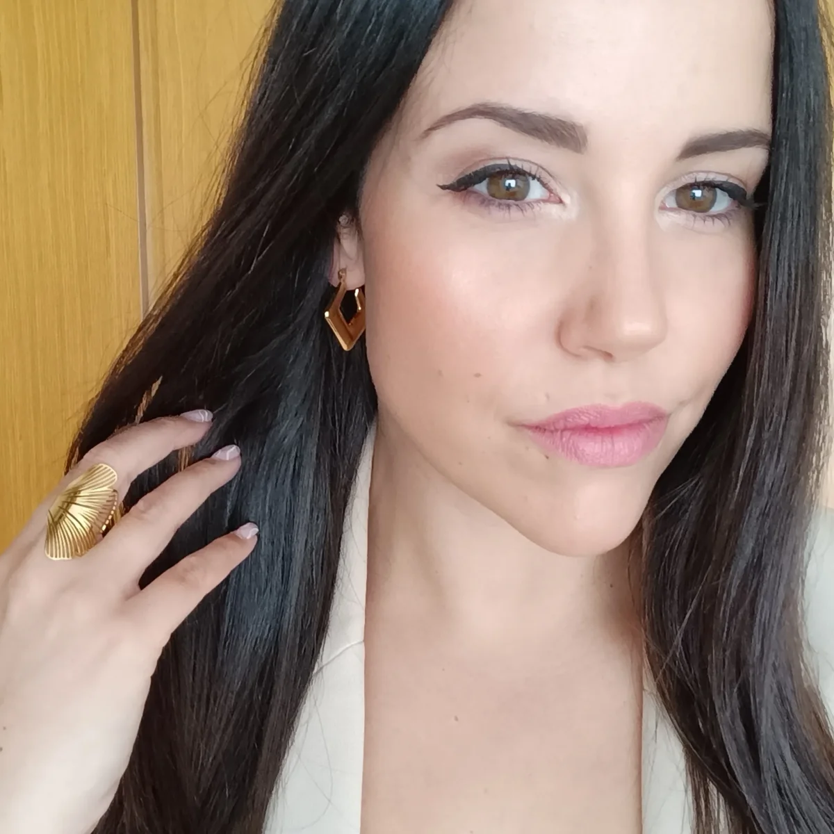 Anillo AISHA Acero Dorado - Imagen 4