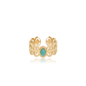 Anillo AIYANA Acero Dorado