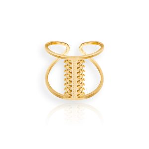 Anillo ASTRID Acero Dorado
