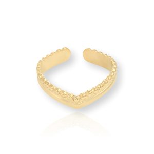 Anillo ALEXA Acero Dorado
