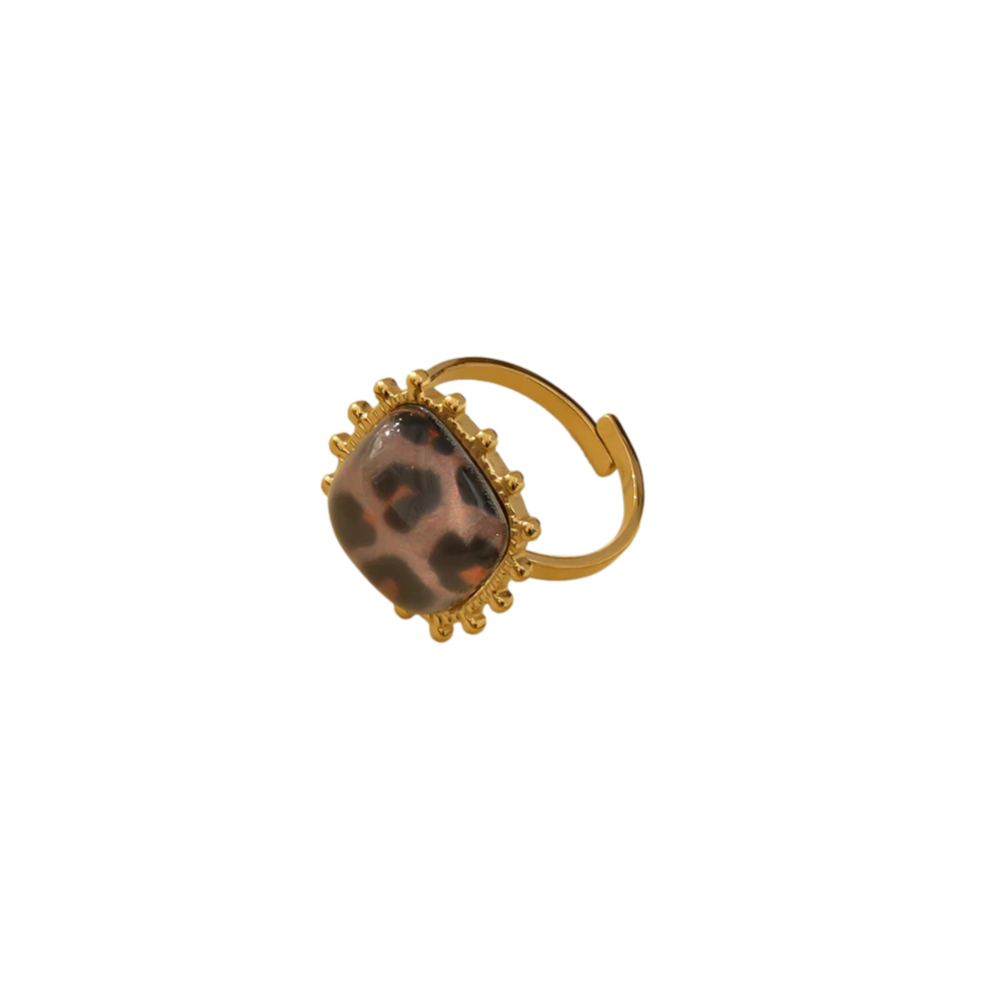 Anillo SYDNEY Acero Dorado - Imagen 3
