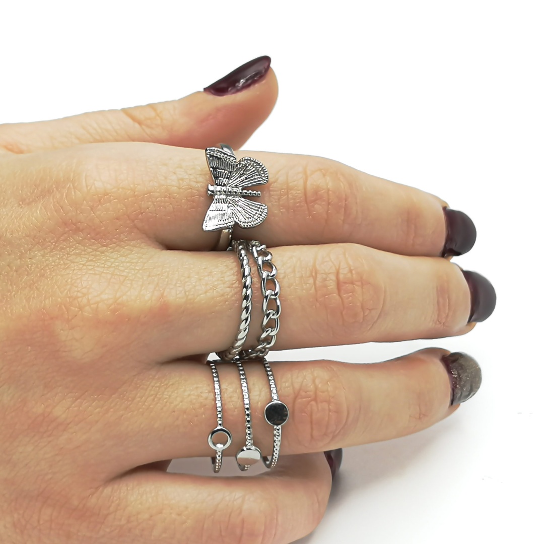 Anillo GINA Acero - Imagen 3