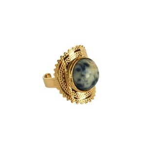 Anillo LAVINIA Acero Dorado