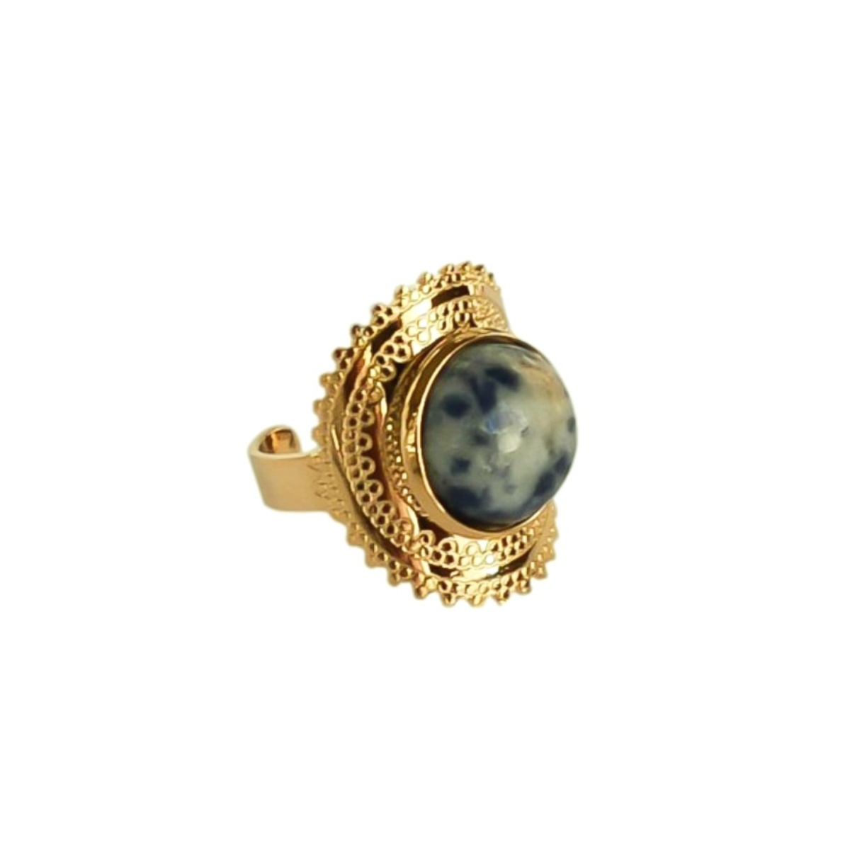Anillo LAVINIA Acero Dorado