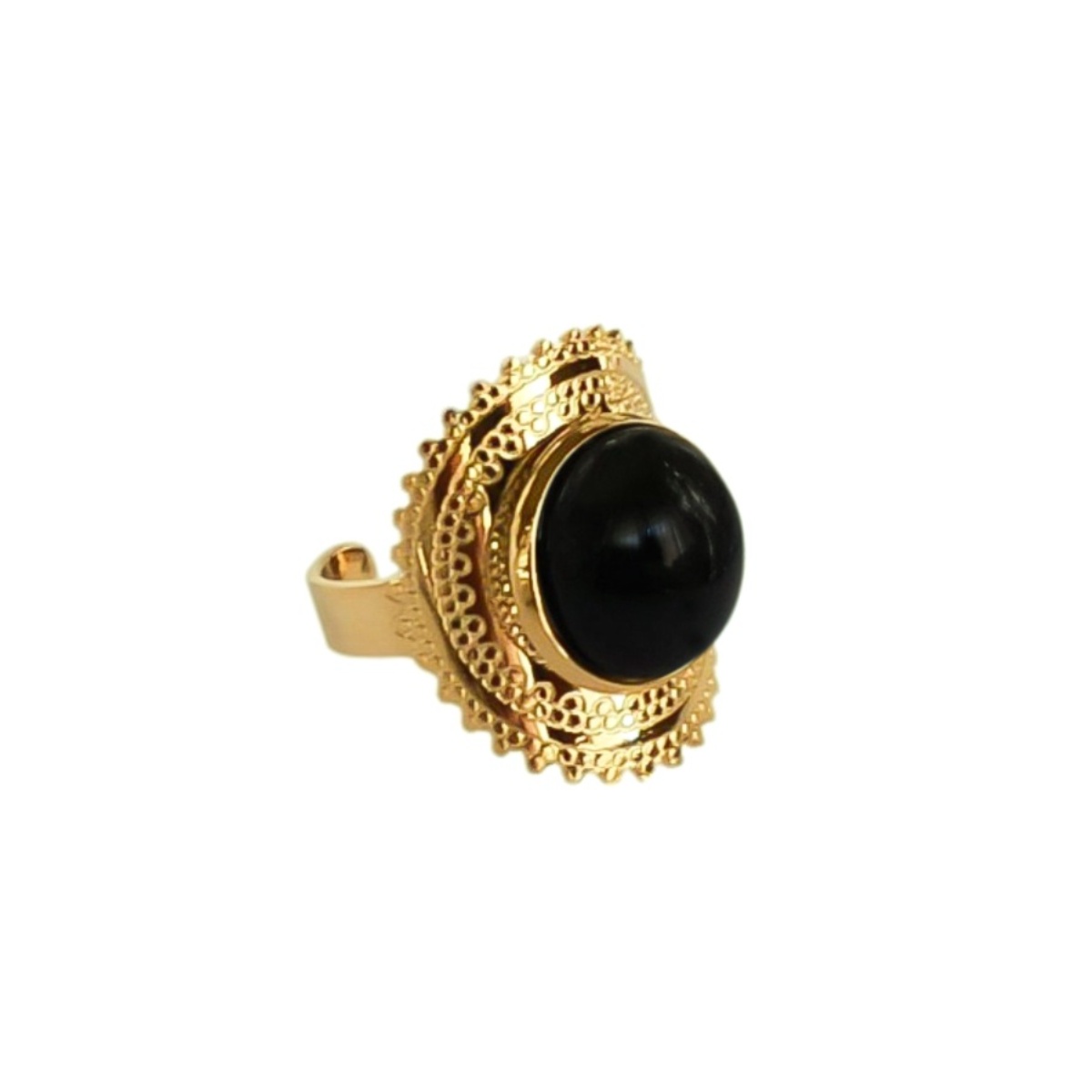 Anillo LAVINIA Acero Dorado