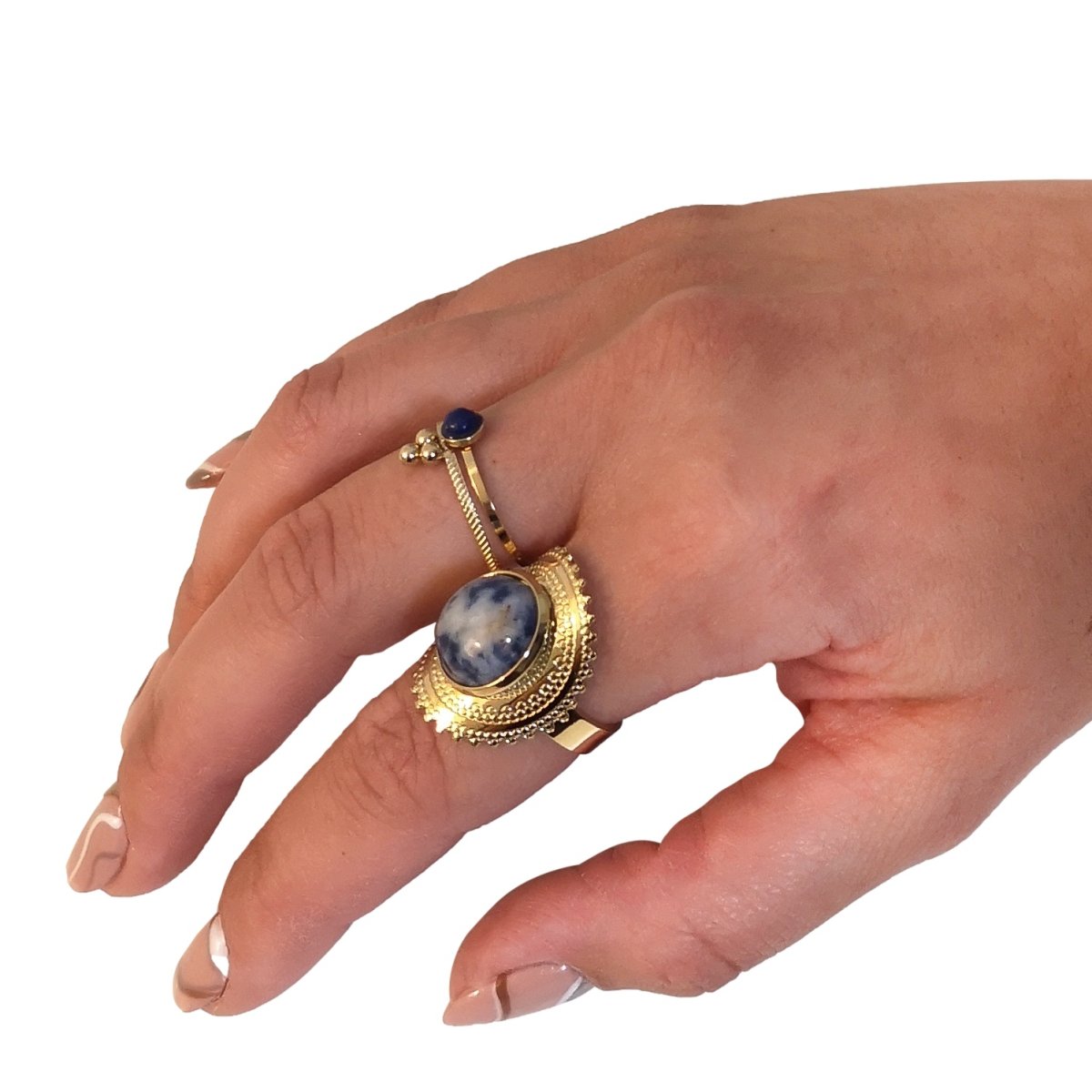 Anillo LAVINIA Acero Dorado - Imagen 3