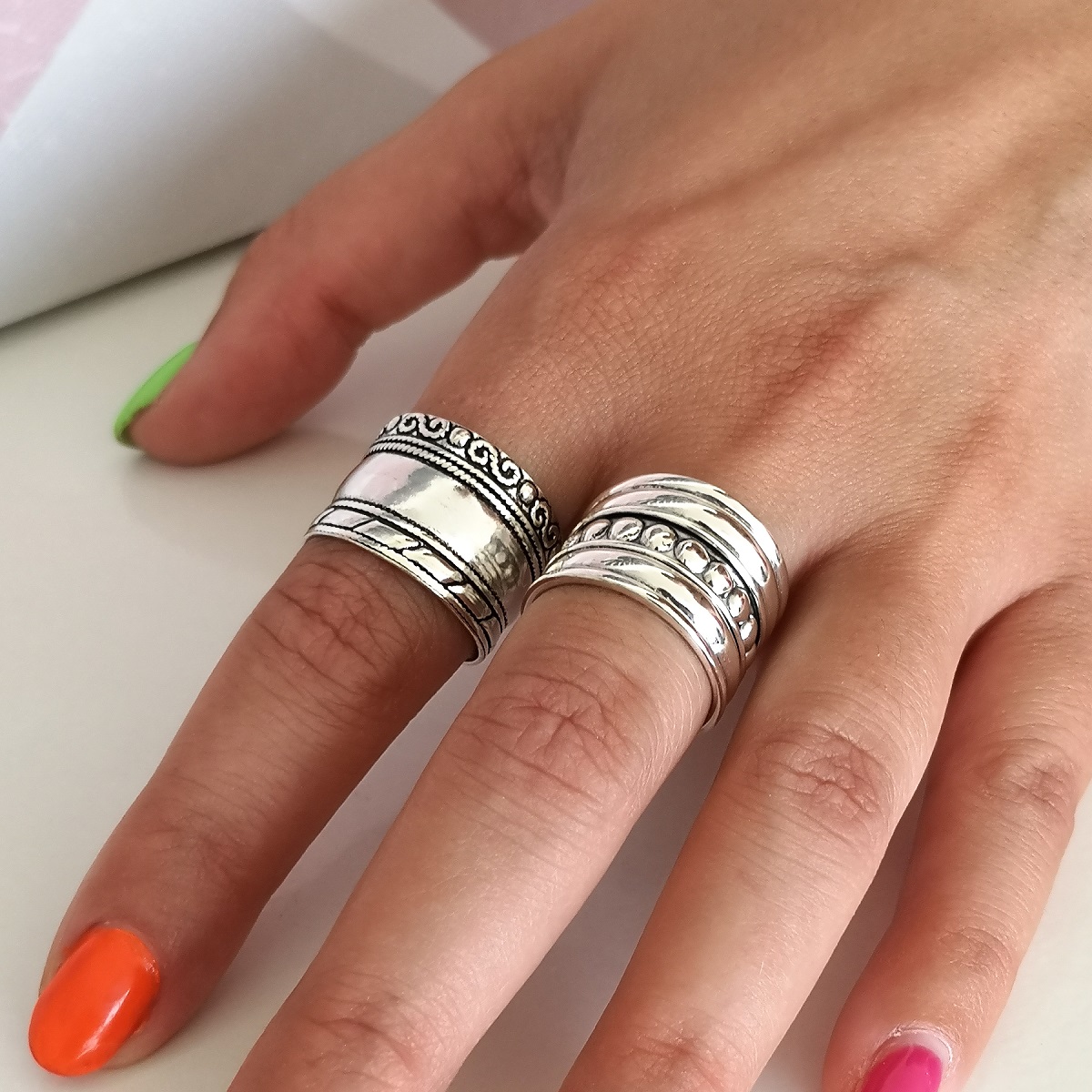 Anillo VICTORIA Plata - Imagen 3