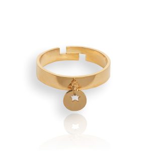 Anillo BEVERLY Acero Dorado