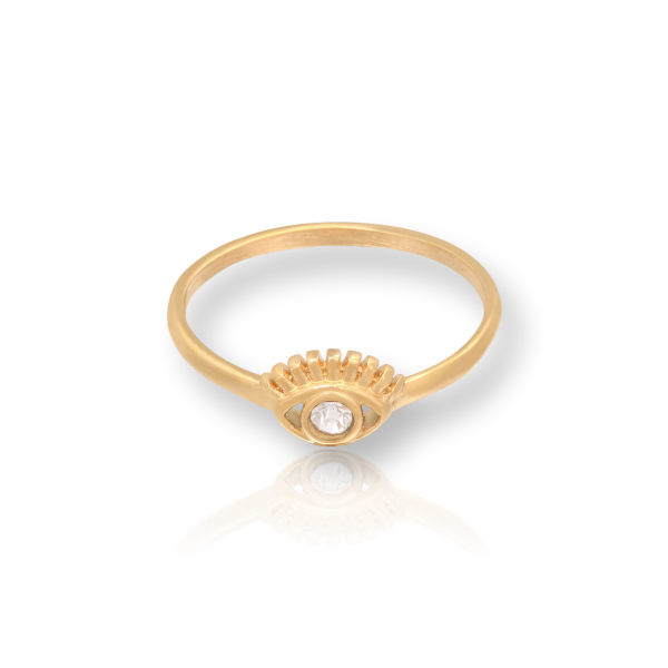 Anillo CLAIRE Acero Dorado